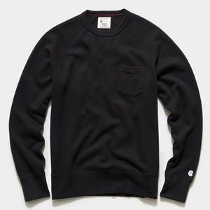 Todd Snyder + Champion Midweight Pocket Sweatshirt - Black